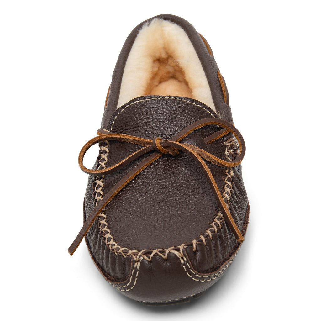 Moose discount leather slippers