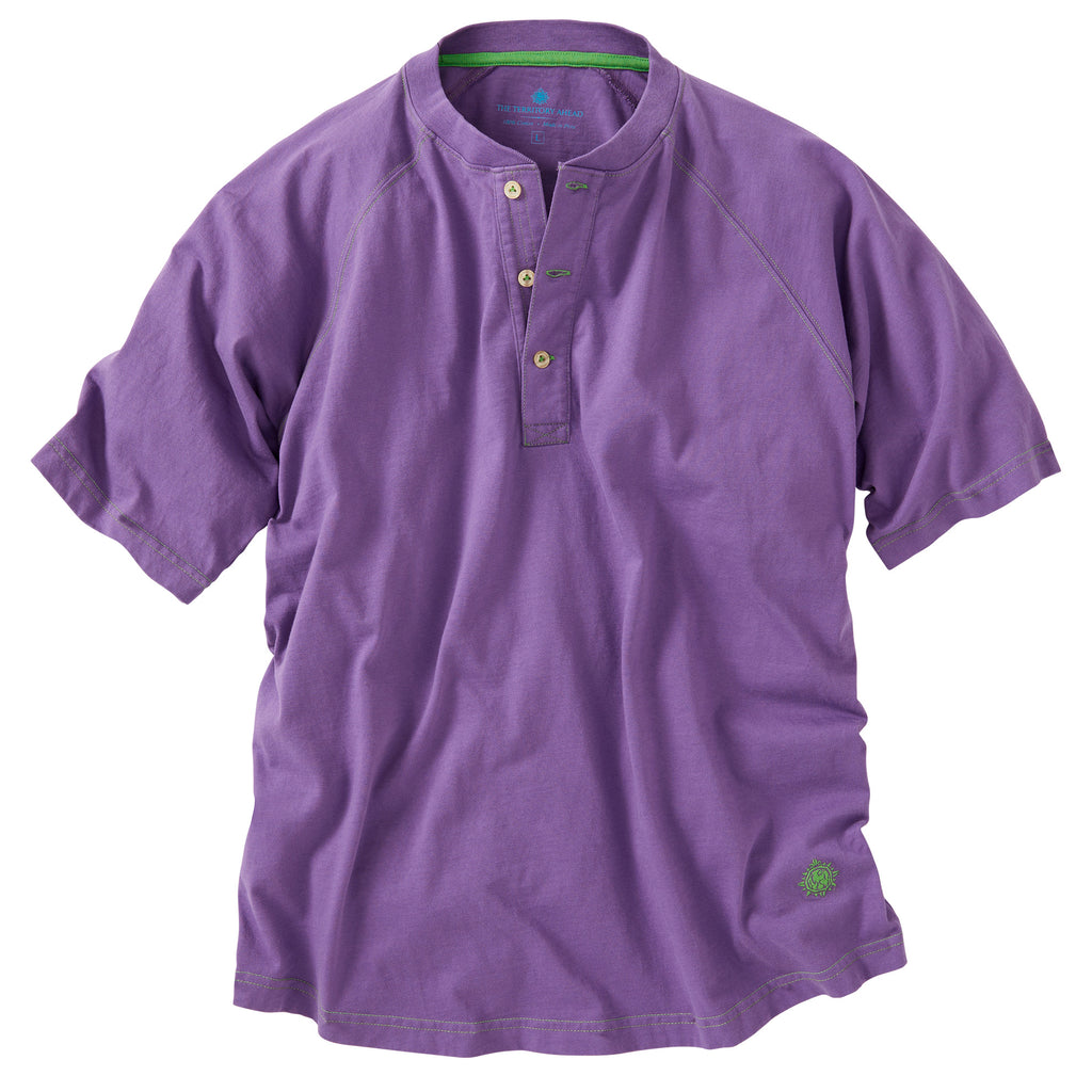  Under 10 Dollars Men's Tall Henley Shirts Men Purple